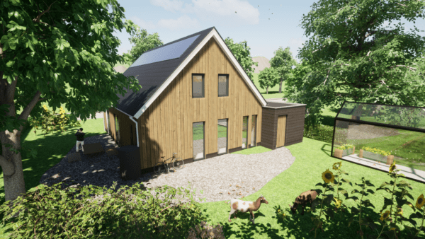 02a Achterkant woningtype C1 ECO